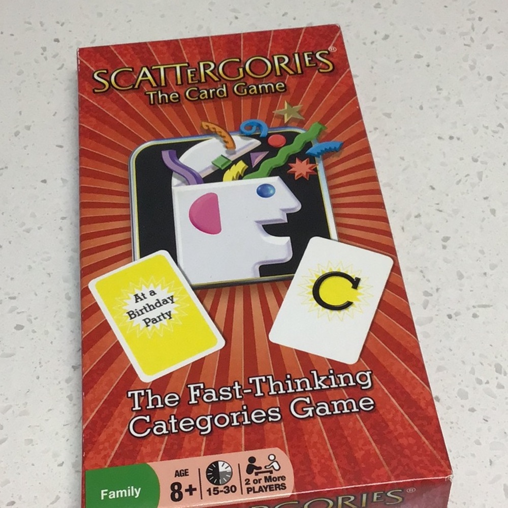 Scattergories the Card Game